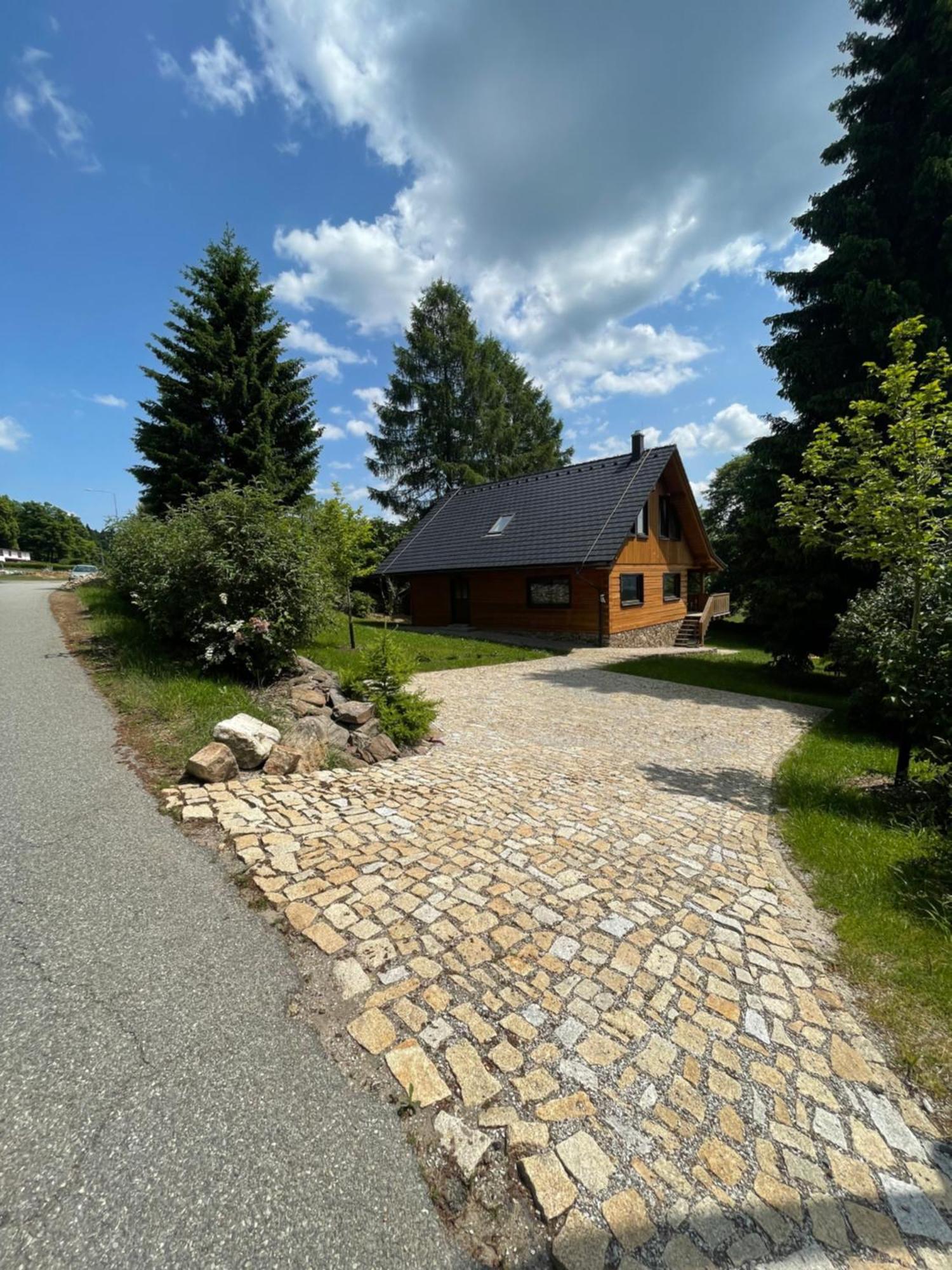 Moderni Sumavska Roubenka S Vyhledem Na Boubin Villa Vimperk Dış mekan fotoğraf